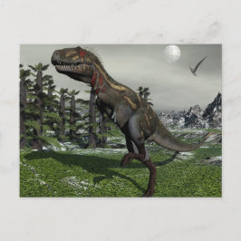 Nanotyrannus dinosaur - 3D rendern Postkarte