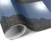 Nanovolt-Gebirgszug Geschenkpapier (Rolleneckpunkt)