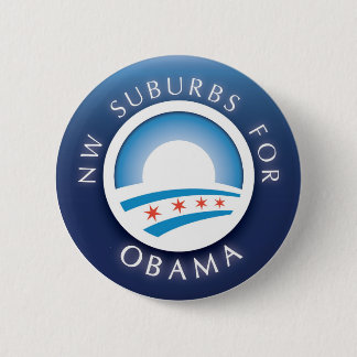 Nanowatt-Vororte für Obama-Knopf Button