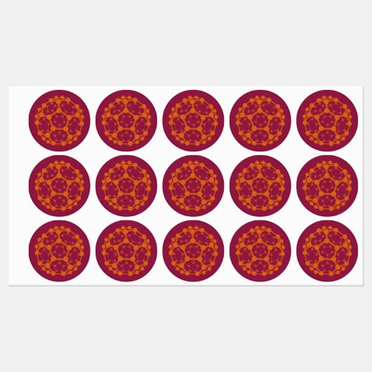 Nanowissenschaft Fullerene Etiketten (Blatt)