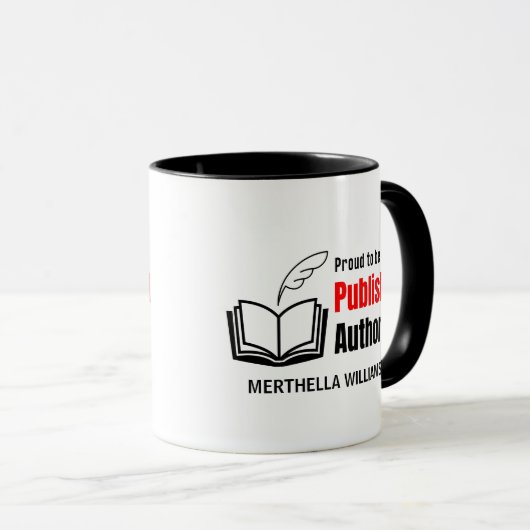 NaNoWriMo PUBLISHED AUTHOR Writer Tasse (VorderseiteRechts)