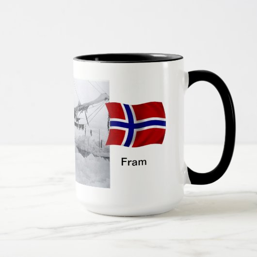 Nansen mit "Fram" im Eis Tasse (Rechts)