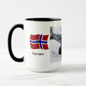 Nansen mit "Fram" im Eis Tasse (Links)