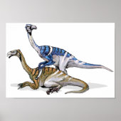 Nanshiungosaurus - krebses Dinosaurier Portfolio Poster (Vorne)