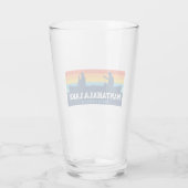 Nantahala Lake North Carolina Canoe Glas (Rückseite)