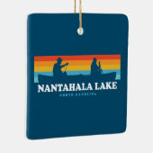 Nantahala Lake North Carolina Canoe Keramikornament (Rechts)