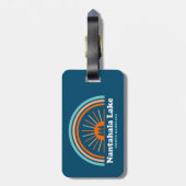 Nantahala Lake North Carolina Rainbow Gepäckanhänger (Rückseite vertikal)