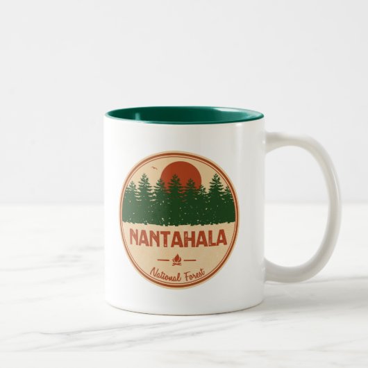 Nantahala National Forest Zweifarbige Tasse (Rechts)