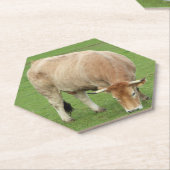 Nantaise Kuh im Feld Untersetzer (angewinkelt)
