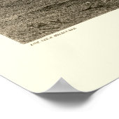 Nantasket Beach, MA Panorama Karte - 1879 Poster (Ecke)