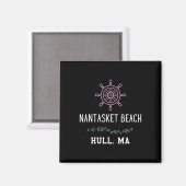 Nantasket Beach Trendy Hull Machusetts Vacation Tr Magnet (Vorderseite/Rückseite)