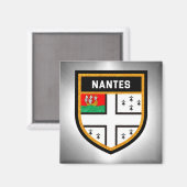 Nantes Flag Magnet (Vorderseite/Rückseite)