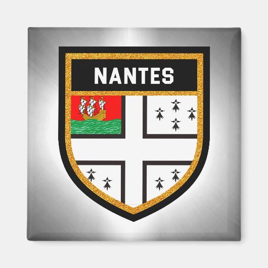 Nantes Flag Magnet (Vorne)