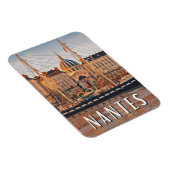 Nantes Foto Vintage Magnet (Rechte Seite)