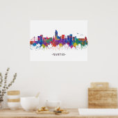 Nantes France Skyline Poster (Küche)