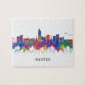 Nantes France Skyline Puzzle (Horizontal)