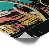 Nantes Frankreich Aussicht auf die Stadt nach Nach Poster (Ecke)