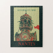 Nantes Frankreich, Glockenturm von Sainte Croix Puzzle (Vertikal)