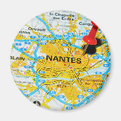 Nantes, Frankreich Magnet (Vorne)