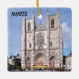 Nantes Frankreich Weihnachtsgebäck Keramikornament