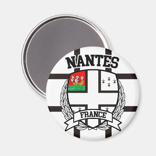 Nantes Magnet (Vorderseite/Rückseite)