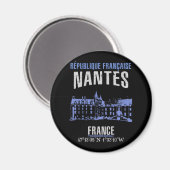 Nantes Magnet (Vorderseite/Rückseite)