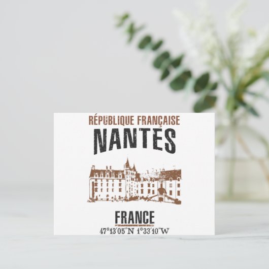Nantes Postkarte (Stehend Vorderseite)