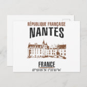 Nantes Postkarte (Vorne/Hinten)