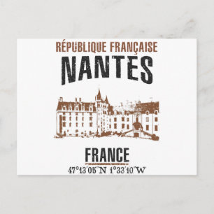 Nantes Postkarte
