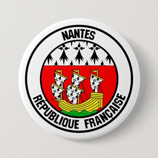 Nantes Round Emblem Button (Vorderseite)
