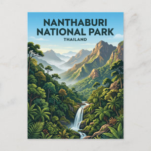 Nanthaburi Nationalpark Thailand Postkarte