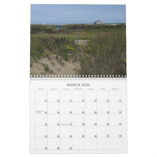 Nantucket 2012 Kalender (Mär 2026)