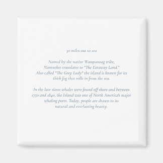 Nantucket 30 Meilen zum Sea Magnet