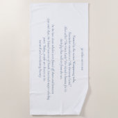 Nantucket 50 km bis zum Strandtuch (Vorderseite)