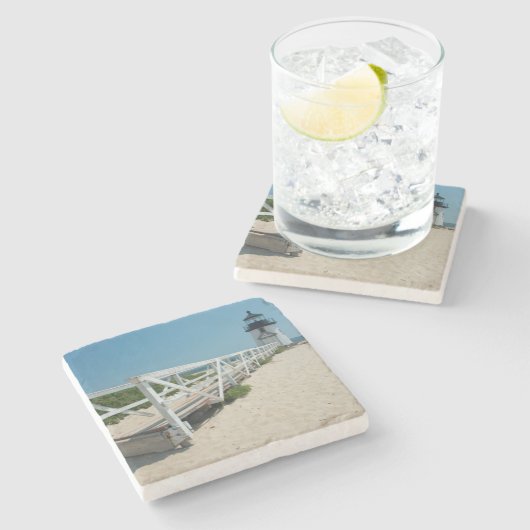 Nantucket. Altbau Steinuntersetzer (Seitenansicht)