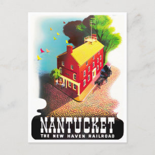 Nantucket alte Reise-Postkarte Postkarte
