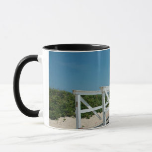Nantucket. Alter hölzerner Leuchtturm Tasse