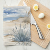 Nantucket-Aquarellfarben Geschirrtuch (Viertel Falte)