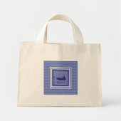 Nantucket auf diese Weise Zip Code tote Verpackung Mini Stoffbeutel (Vorne)
