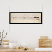 Nantucket aus Brant Foto 1895 Poster (Küche)