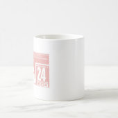 Nantucket Beach Permit 2024 Lachs Kaffeetasse (Mittel)
