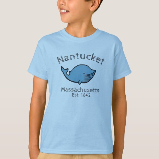 Nantucket Blauwal T-Shirt (Vorderseite)
