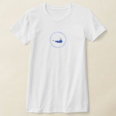 Nantucket Blue and White Women's Tshirt (Ablage )