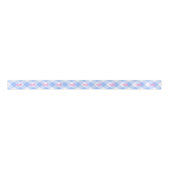 Nantucket Blue Gingham Satin Band Satinband (Vorderseite)
