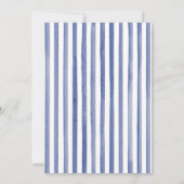 Nantucket Blue Hochzeit Einladung (Rückseite)