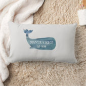 Nantucket Blue Whale Beach Lendenkissen (Decke)