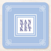 Nantucket Blues Paper Untersetzer (Vorderseite)