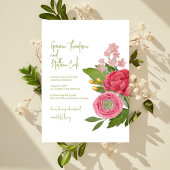 Nantucket Bouquet Wedding Invitation Einladung