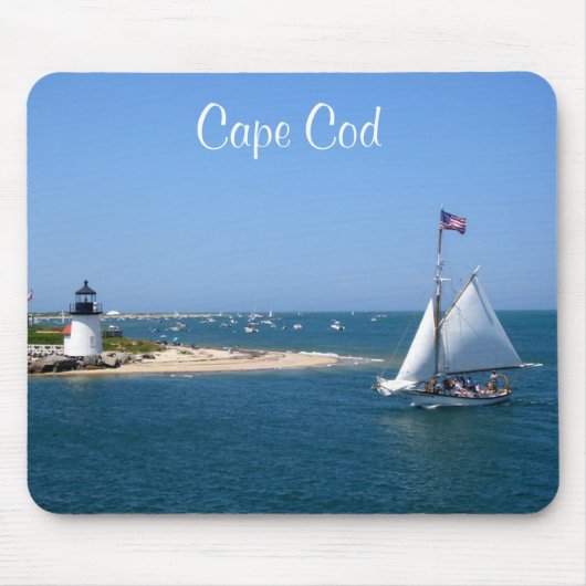 Nantucket Cape Cod Lighthouse & Harbour Mousepad (Vorne)