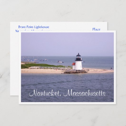 Nantucket - Cape Cod - Massachusetts Postkarte (Vorne/Hinten)